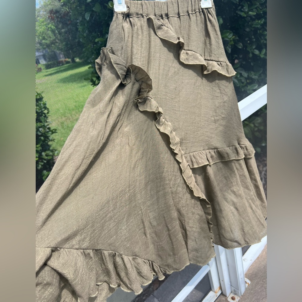 JOYFOLIE SKIRT ZIPS UP SIDE KIDS SIZE 5